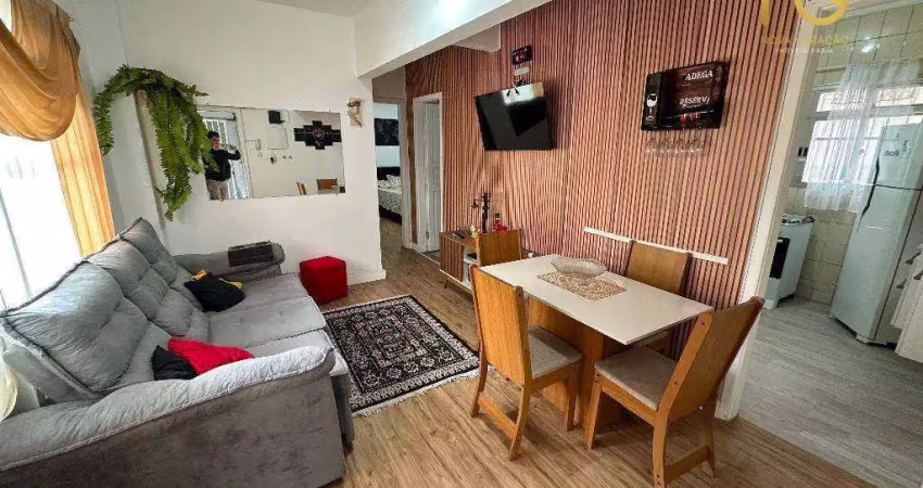 Apartamento com 2 dormitórios à venda, 48 m² por r$ 299.000,00 - tupi - praia grande/sp