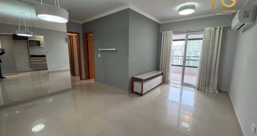 Apartamento com 2 dormitórios à venda, 72 m² por r$ 650.000,00 - vila guilhermina - praia grande/sp