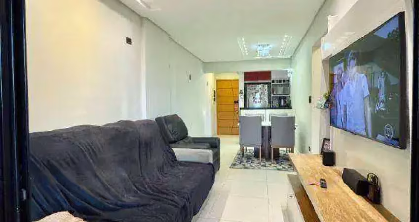 Apartamento com 2 dormitórios à venda, 76 m² por r$ 600.000,00 - vila guilhermina - praia grande/sp