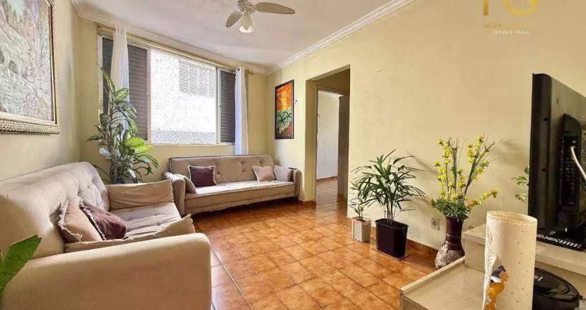 Apartamento com 1 dormitório à venda, 45 m² por r$ 225.000,00 - boqueirão - praia grande/sp