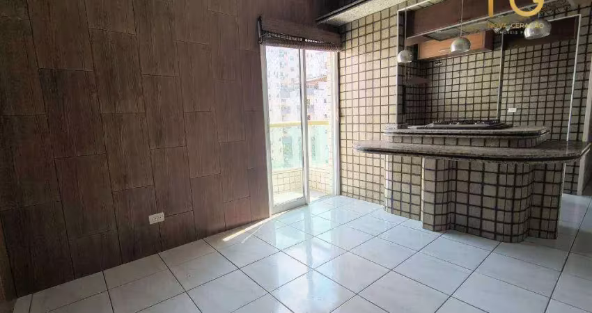 Apartamento com 1 dormitório à venda, 43 m² por r$ 269.000,00 - tupi - praia grande/sp