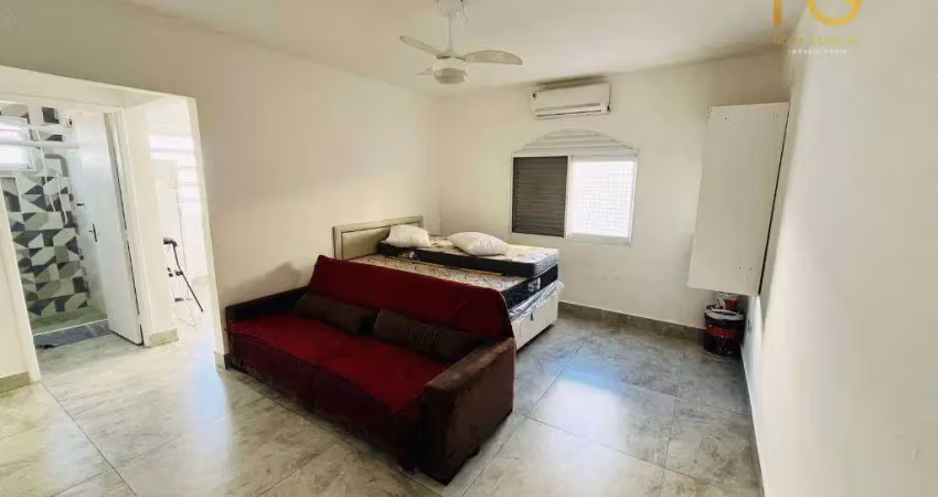 Kitnet com 1 dormitório à venda, 40 m² por r$ 220.000,00 - tupi - praia grande/sp