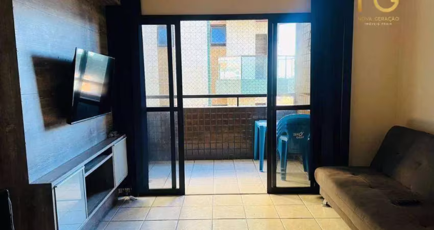 Apartamento com 2 dormitórios à venda, 82 m² por r$ 370.000,00 - tupi - praia grande/sp