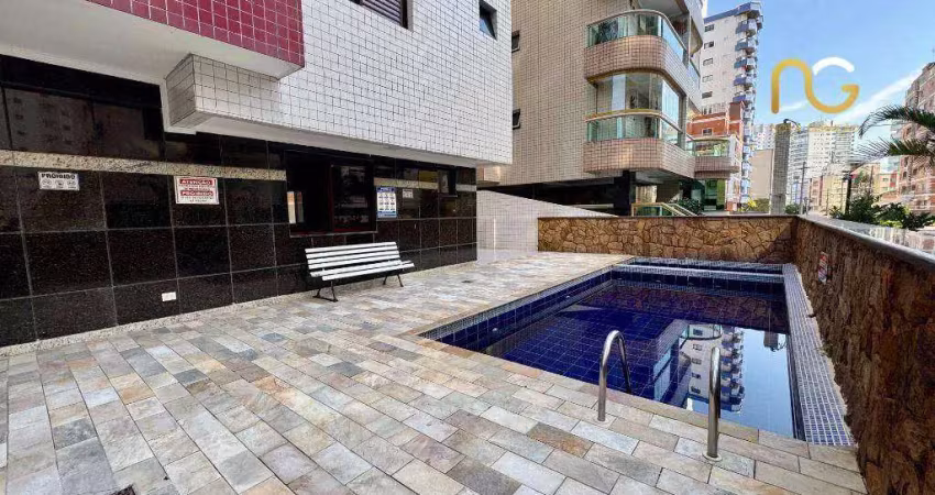 Apartamento com 2 dormitórios à venda, 80 m² por r$ 422.000,00 - tupi - praia grande/sp