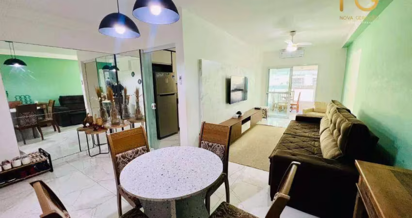 Apartamento com 2 dormitórios à venda, 84 m² por r$ 650.000,00 - boqueirão - praia grande/sp