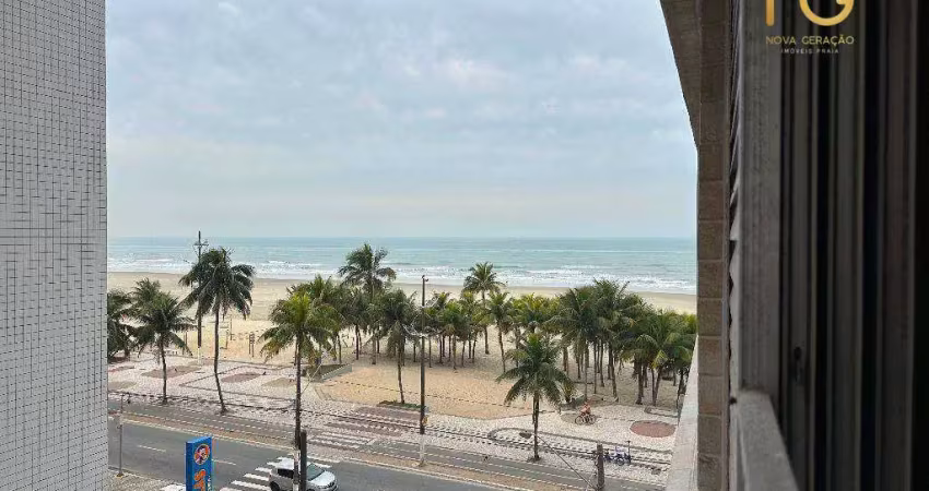 Kitnet beira mar reformada e mobiliada á venda em praia grande aviação