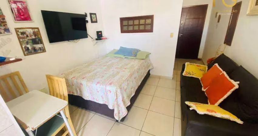 Kitnet com 1 dormitório à venda, 28 m² por r$ 199.900,00 - ocian - praia grande/sp