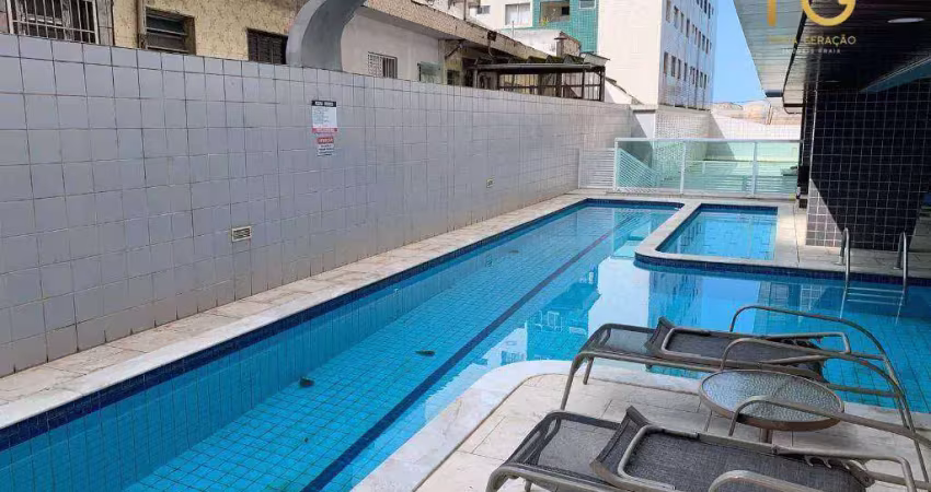 Apartamento com 2 dormitórios à venda, 102 m² por r$ 660.000,00 - tupi - praia grande/sp