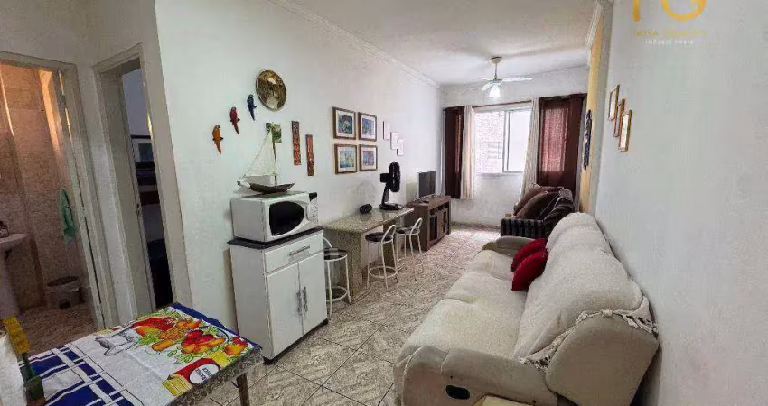 Apartamento com 1 dormitório à venda, 45 m² por r$ 260.000,00 - aviação - praia grande/sp