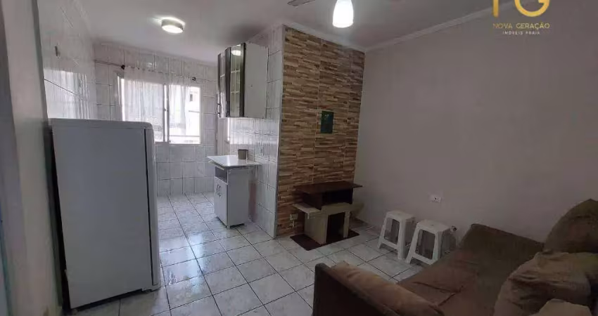 Apartamento a 70 metros da praia na tupi - 1 dormitorio  -  r$ 255 mil