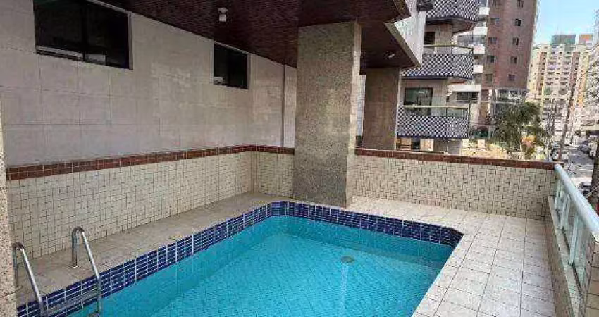 Apartamento com 2 dormitórios à venda, 100 m² por r$ 680.000,00 - canto do forte - praia grande/sp