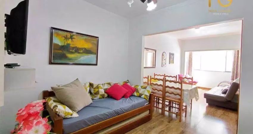 Apartamento com 1 dormitório à venda, 50 m² por r$ 255.000,00 - tupi - praia grande/sp