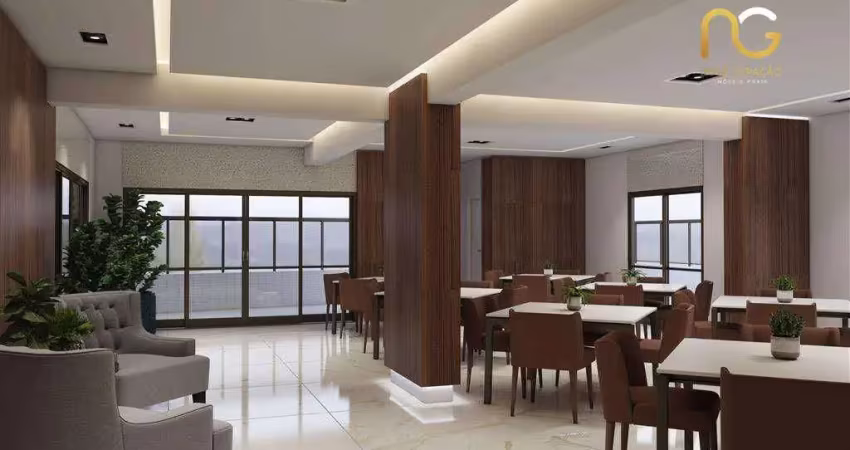 Apartamento com 3 dormitórios à venda, 121 m² por r$ 830.000,00 - vila guilhermina - praia grande/sp