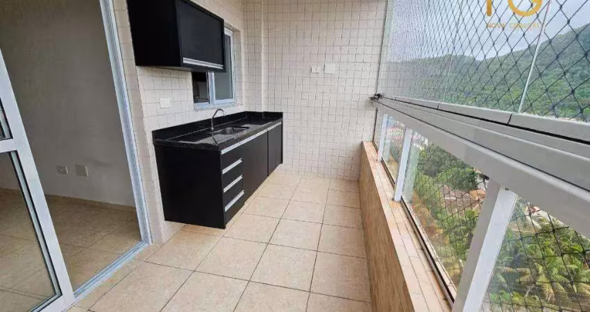 Apartamento com 2 dormitórios à venda, 59 m² por r$ 520.000,00 - canto do forte - praia grande/sp