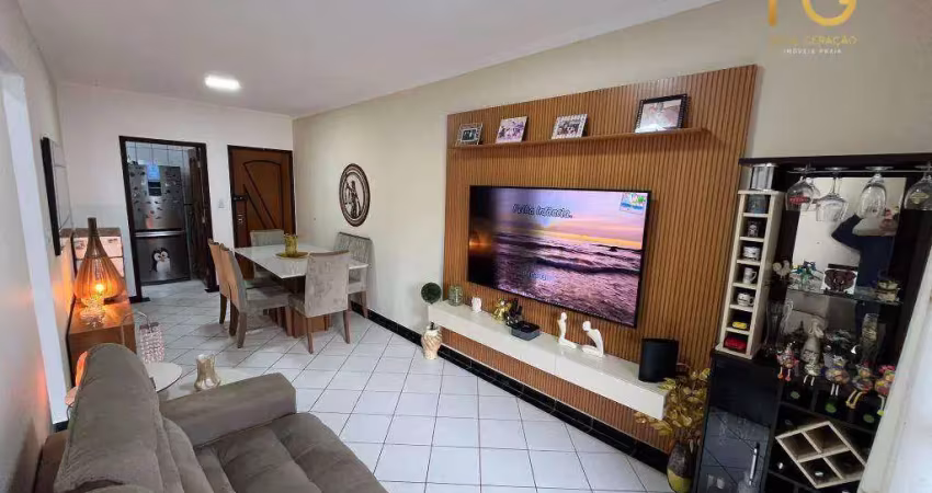 Apartamento com 2 dormitórios à venda, 70 m² por r$ 545.000,00 - canto do forte - praia grande/sp