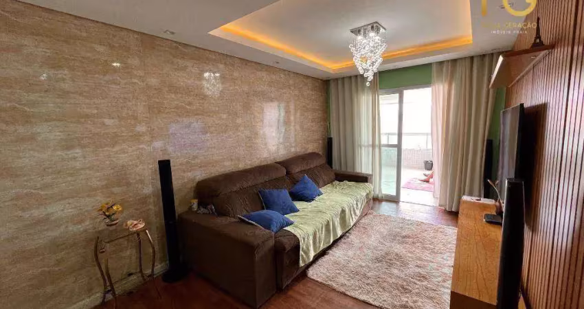 Apartamento com 4 dormitórios à venda, 162 m² por r$ 1.250.000,00 - vila guilhermina - praia grande/sp
