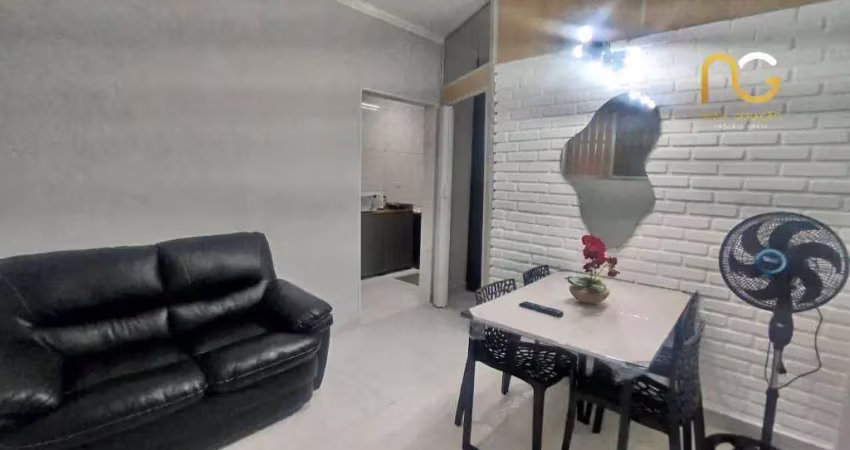 Kitnet com 1 dormitório à venda, 35 m² por r$ 230.000,00 - vila guilhermina - praia grande/sp