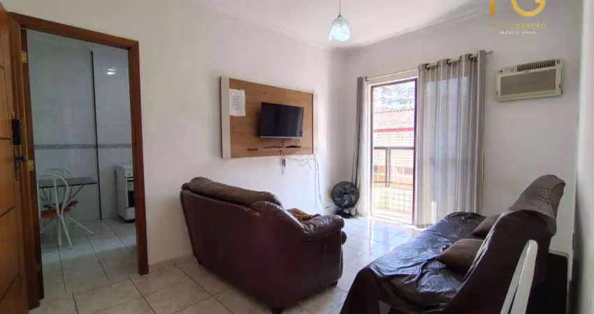 Apartamento 1 dormitório mobiliado  tupi 80metros da praia r$ 320.000,00