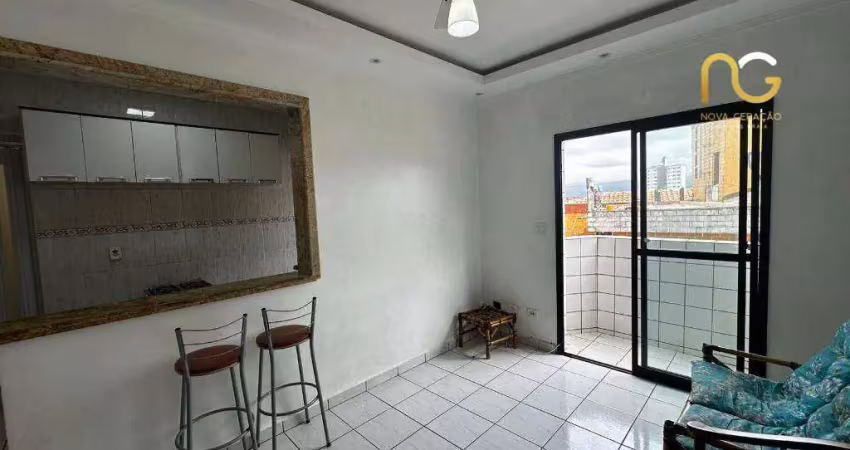 Apartamento com 1 dormitório à venda, 34 m² por r$ 270.000,00 - tupi - praia grande/sp