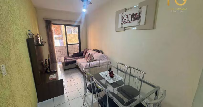 Apartamento com 1 dormitório à venda, 50 m² por r$ 320.000,00 - canto do forte - praia grande/sp