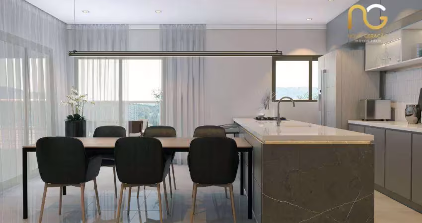 Apartamento com 3 dormitórios à venda, 105 m² por r$ 849.000,00 - canto do forte - praia grande/sp