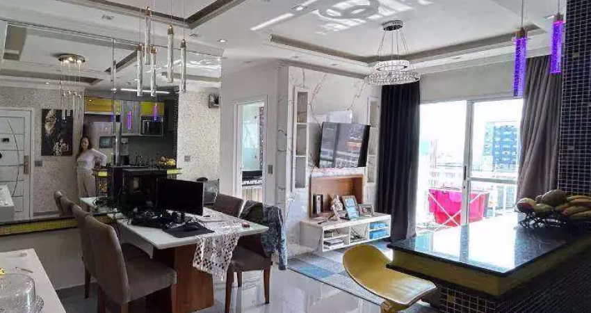 Apartamento com 2 dormitórios à venda, 72 m² por r$ 490.000,00 - vila assunção - praia grande/sp