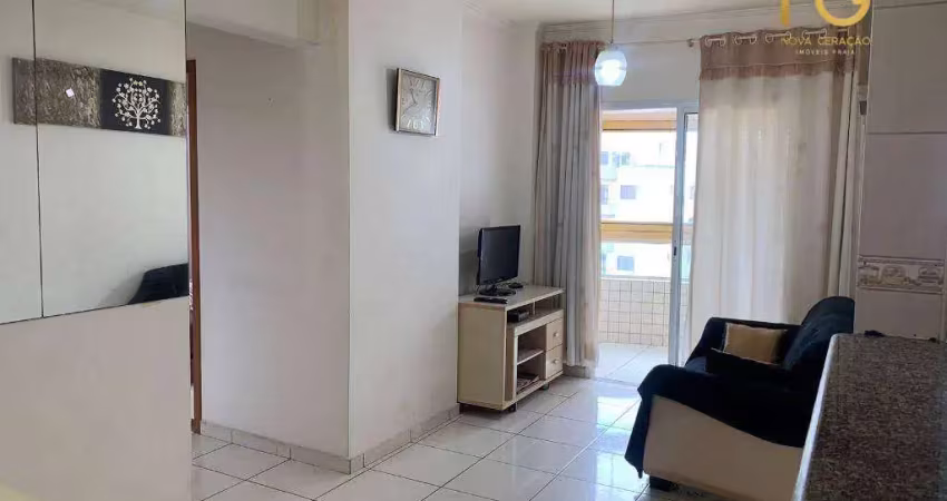Apartamento com 1 dormitório à venda, 50 m² por r$ 299.900,00 - aviação - praia grande/sp