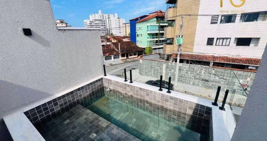 Sobrado com 3 dormitórios à venda, 121 m² por r$ 580.000,00 - vila caiçara - praia grande/sp