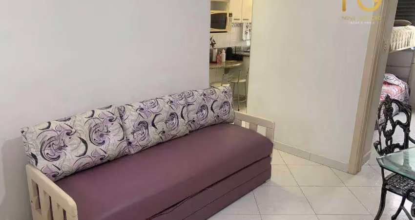 Apartamento com 1 dormitório à venda, 40 m² por r$ 280.000,00 - vila guilhermina - praia grande/sp