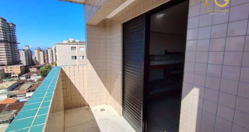 Apartamento 1 dormitório 2 sacadas e vista mar, tupi r$ 310.000,00