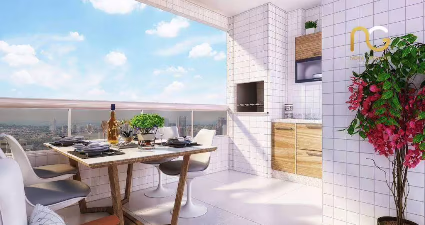 Apartamento com 2 dormitórios à venda, 64 m² por r$ 360.000,00 - tupi - praia grande/sp