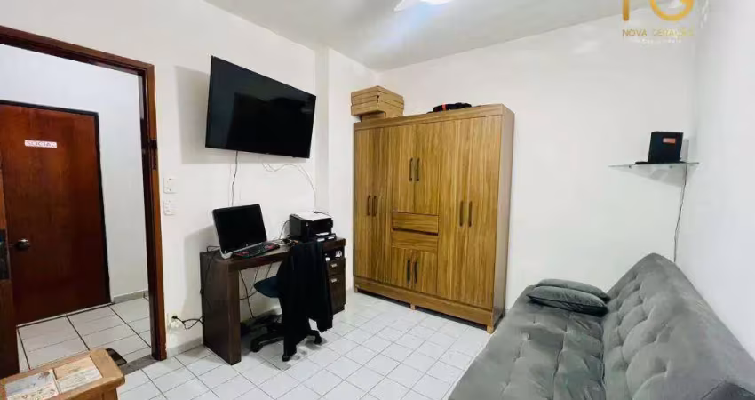 Promoção canto do forte!kitnet com 1 dormitório à venda, 34 m² por r$ 258.000 -praia grande/sp