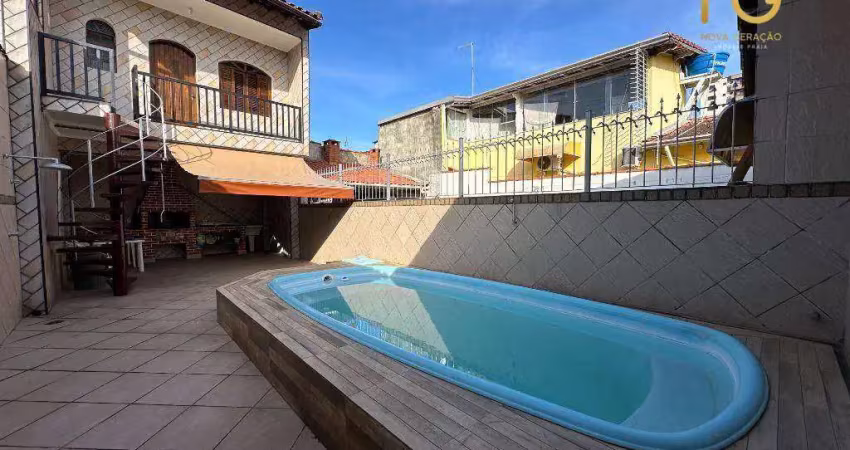 Casa com 3 dormitórios à venda, 110 m² por r$ 635.000,00 - tupi - praia grande/sp