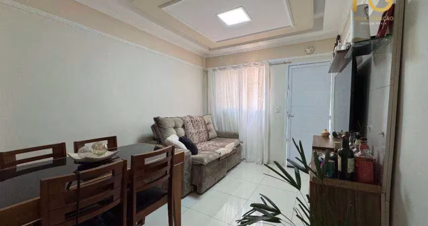 Casa com 2 dormitórios à venda, 58 m² por r$ 290.000,00 - jardim glória - praia grande/sp