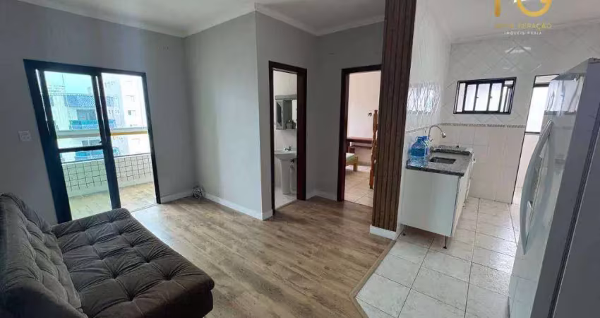 Apartamento com 1 dormitório à venda, 57 m² por r$ 300.000,00 - vila assunção - praia grande/sp