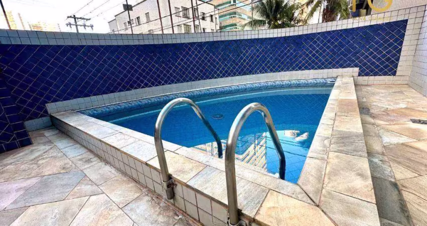 Apartamento com 1 dormitório à venda, 48 m² por r$ 315.000,00 - vila guilhermina - praia grande/sp