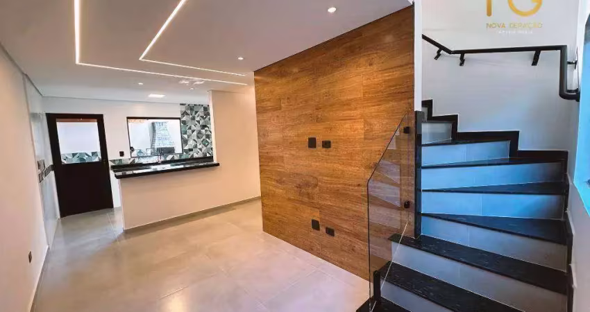 Sobrado com 2 dormitórios à venda, 57 m² por r$ 365.000,00 - ocian - praia grande/sp