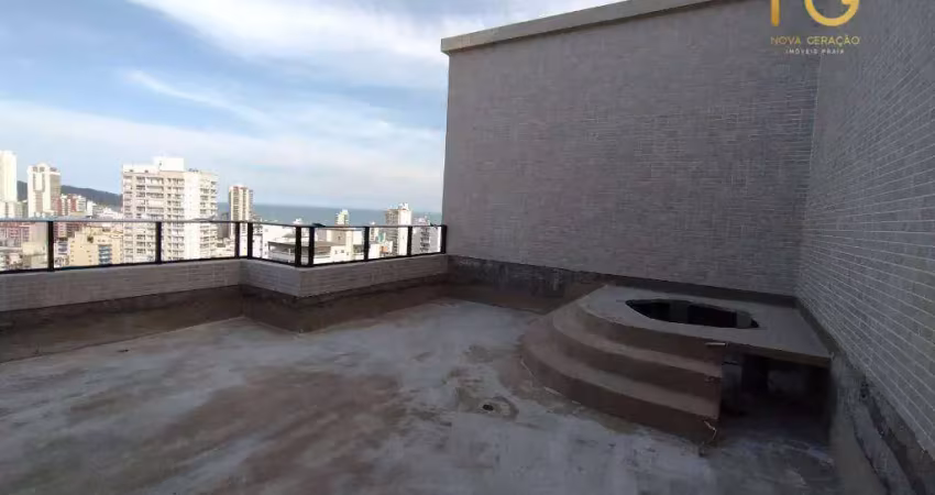 Cobertura com 3 dormitórios à venda, 154 m² por r$ 1.623.000,00 - vila guilhermina - praia grande/sp