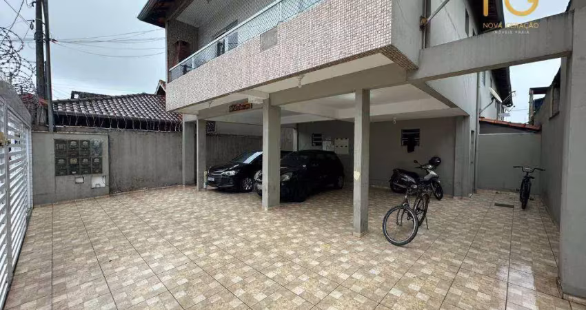 Casa assobradada em condominio 02 dormitorios com quintal - pq.das americas/praia grande-sp