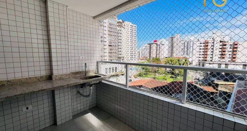 Apartamento com 1 dormitório à venda, 52 m² por r$ 395.000,00 - aviação - praia grande/sp
