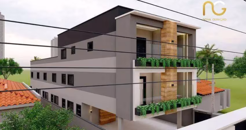 Sobrado com 3 dormitórios à venda, 103 m² por r$ 600.000,00 - aviação - praia grande/sp