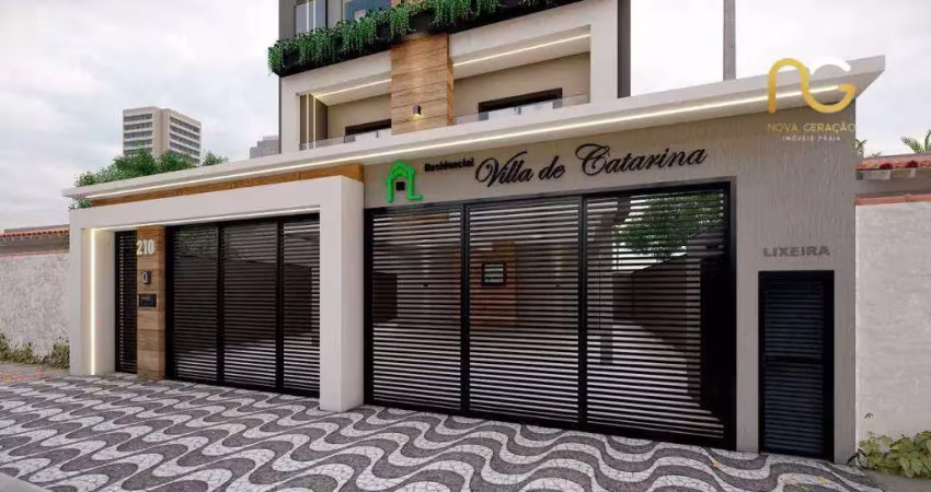 Sobrado com 3 dormitórios à venda, 106 m² por r$ 638.000,00 - aviação - praia grande/sp