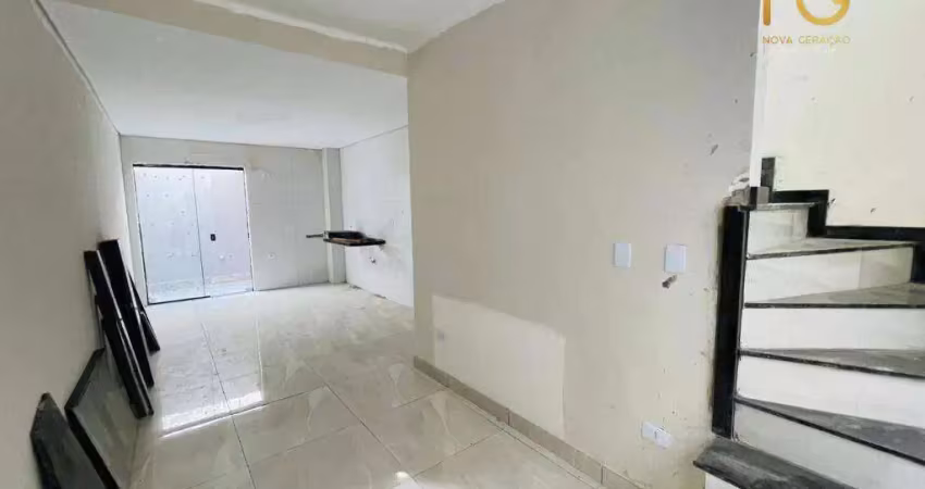 Sobrado com 2 dormitórios à venda por r$ 369.000,00 - vila guilhermina - praia grande/sp