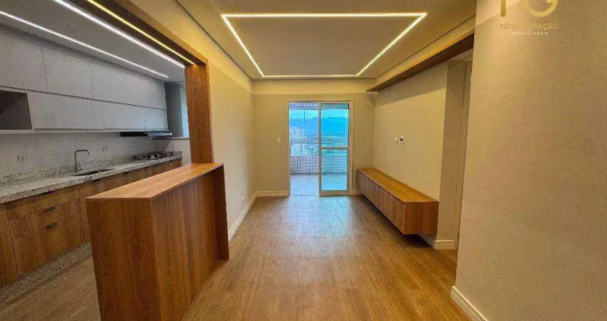 Apartamento com 1 dormitório à venda, 62 m² por r$ 450.000,00 - tupi - praia grande/sp