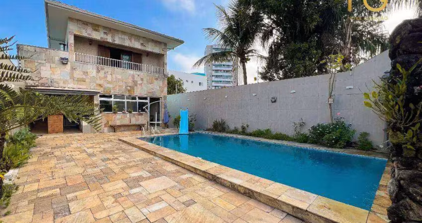 Sobrado alto padrão - 04 dormitorios 03 suites - piscina - bairro caiçara/praia grande-sp