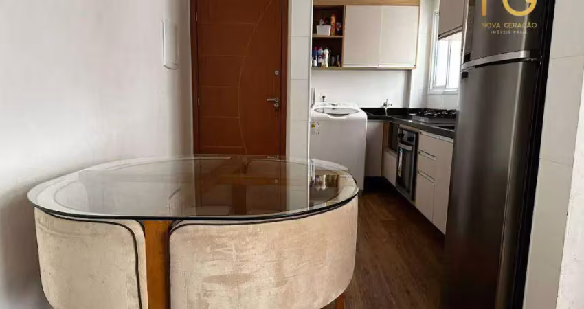 Apartamento com 1 dormitório à venda, 46 m² por r$ 370.000,00 - vila guilhermina - praia grande/sp