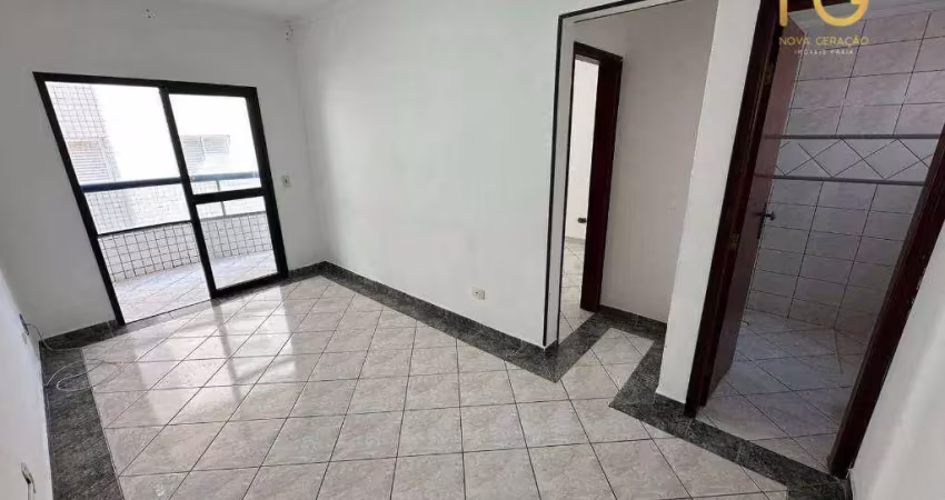 Apartamento com 1 dormitório à venda, 50 m² por r$ 280.000,00 - ocian - praia grande/sp