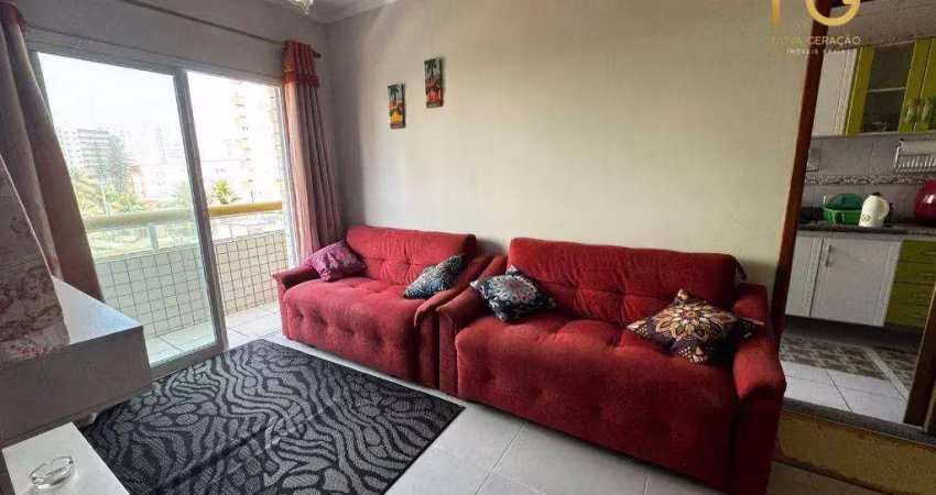 Apartamento com 1 dormitório à venda, 45 m² por r$ 310.000,00 - tupi - praia grande/sp