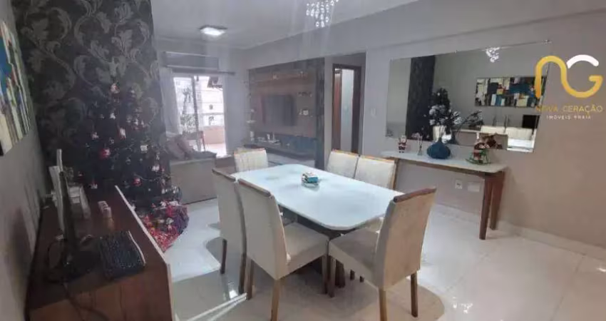 Apartamento com 2 dormitórios à venda, 103 m² por r$ 595.000,00 - tupi - praia grande/sp