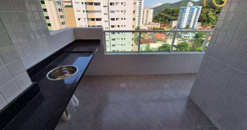 Apartamento com 2 dormitórios à venda, 75 m² por r$ 450.000,00 - centro - mongaguá/sp